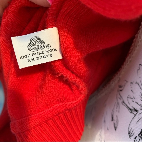 The Golden Beau V Neck Cardigan Sweater Large - Picture 5 of 5